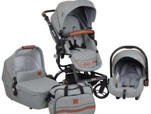 Πολυκαρότσι Torro 3σε1 Grey Bebe Stars ( ΔΩΡΟ Η ΒΑΣΗ ΑΥΤΟΚΙΝΗΤΟΥ)