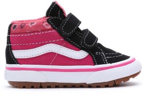 Βρεφικά Sneakers Παπούτσια Vans Sk-8 Mid Reissue V Mte Black/Pink – ΡΟΖ