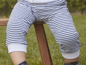 Βρεφικό Παντελόνι για Αγόρια Sergent Major Blue Stripes – ΛΕΥΚΟ